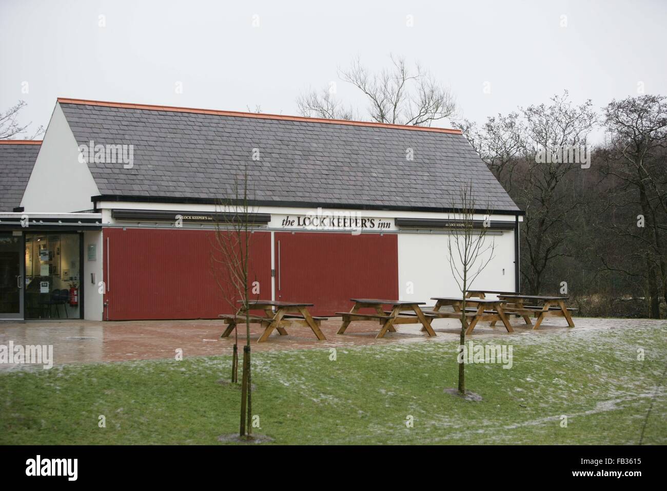 Il Lockkeeper's inn che Iris Robinson ha ottenuto 50.000 sterline da due sviluppatori di proprietà per il suo 19-anno-vecchio amante, Kirk McCambley Foto Stock