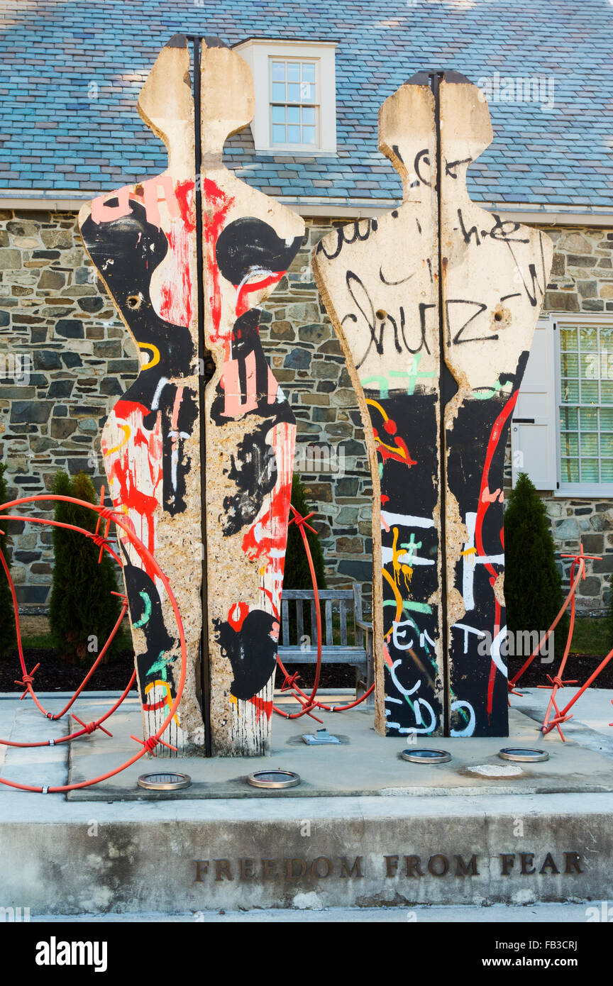 Franklin D Roosevelt Presidential Library and Museum Foto Stock