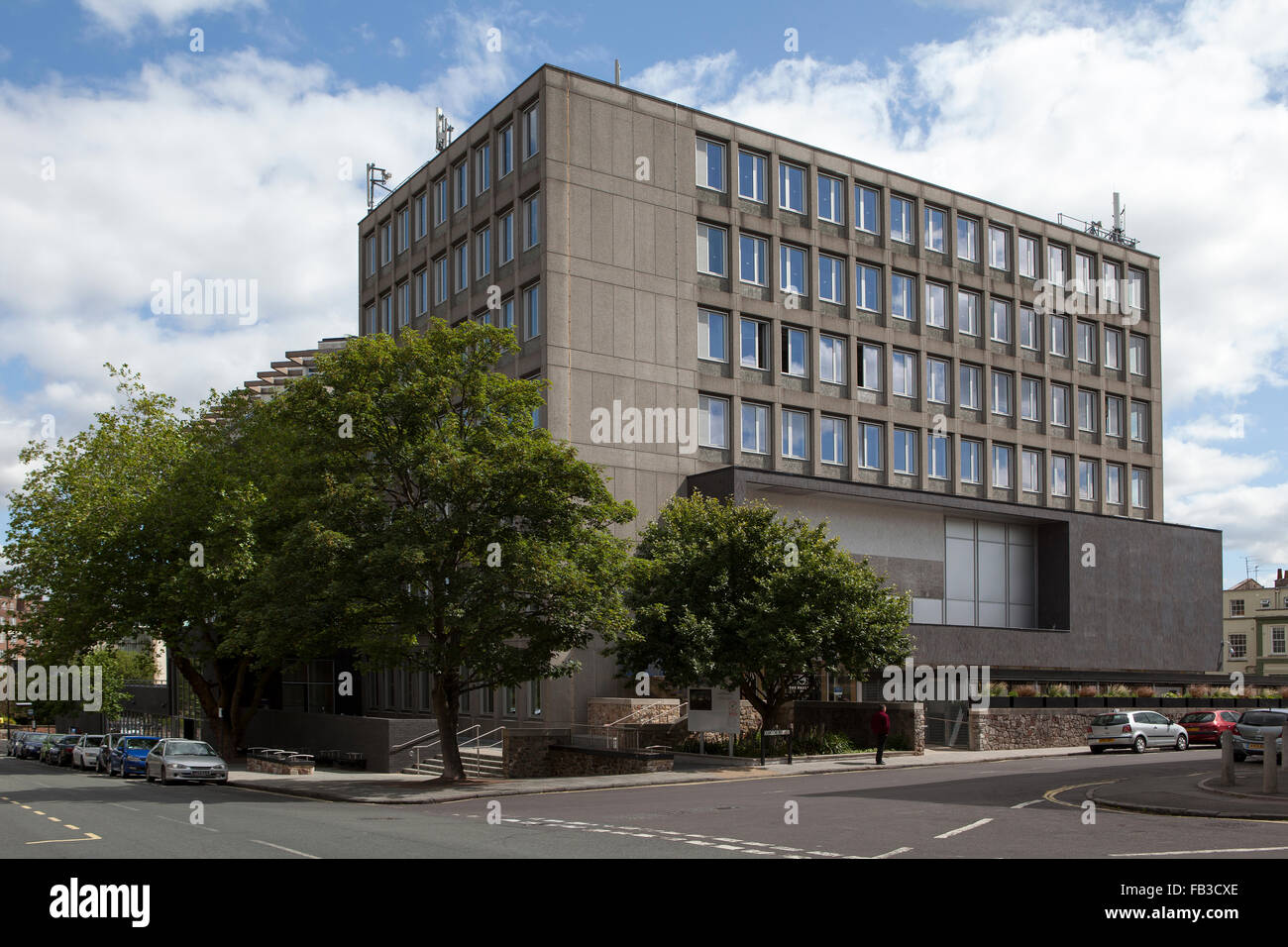 L'Università di Bristol il Richmond Edificio, Queen's Road, Bristol Foto Stock
