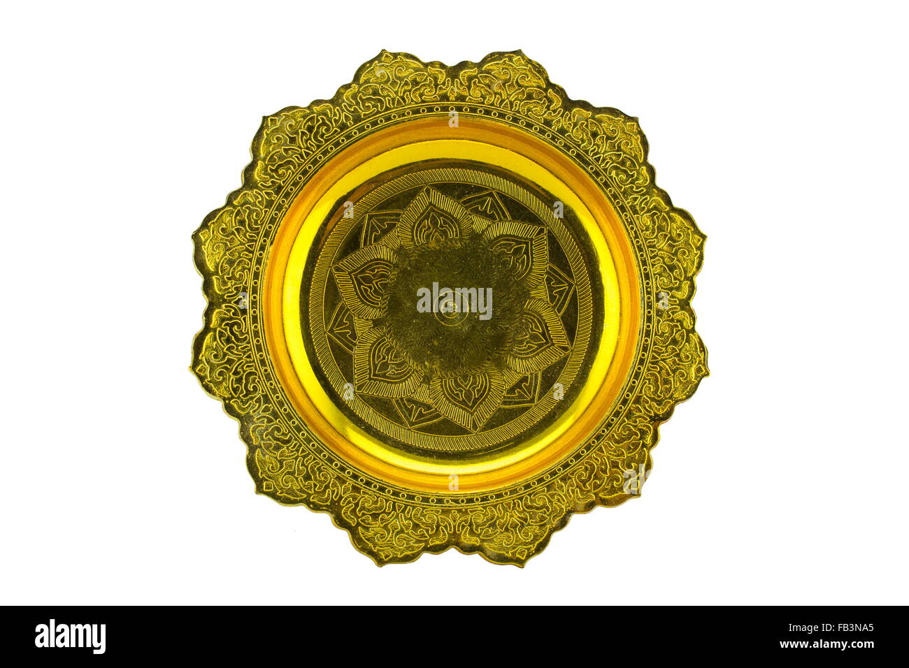 Questo modello di tailandese è stato preso dal fiore di buddha vassoio Foto Stock