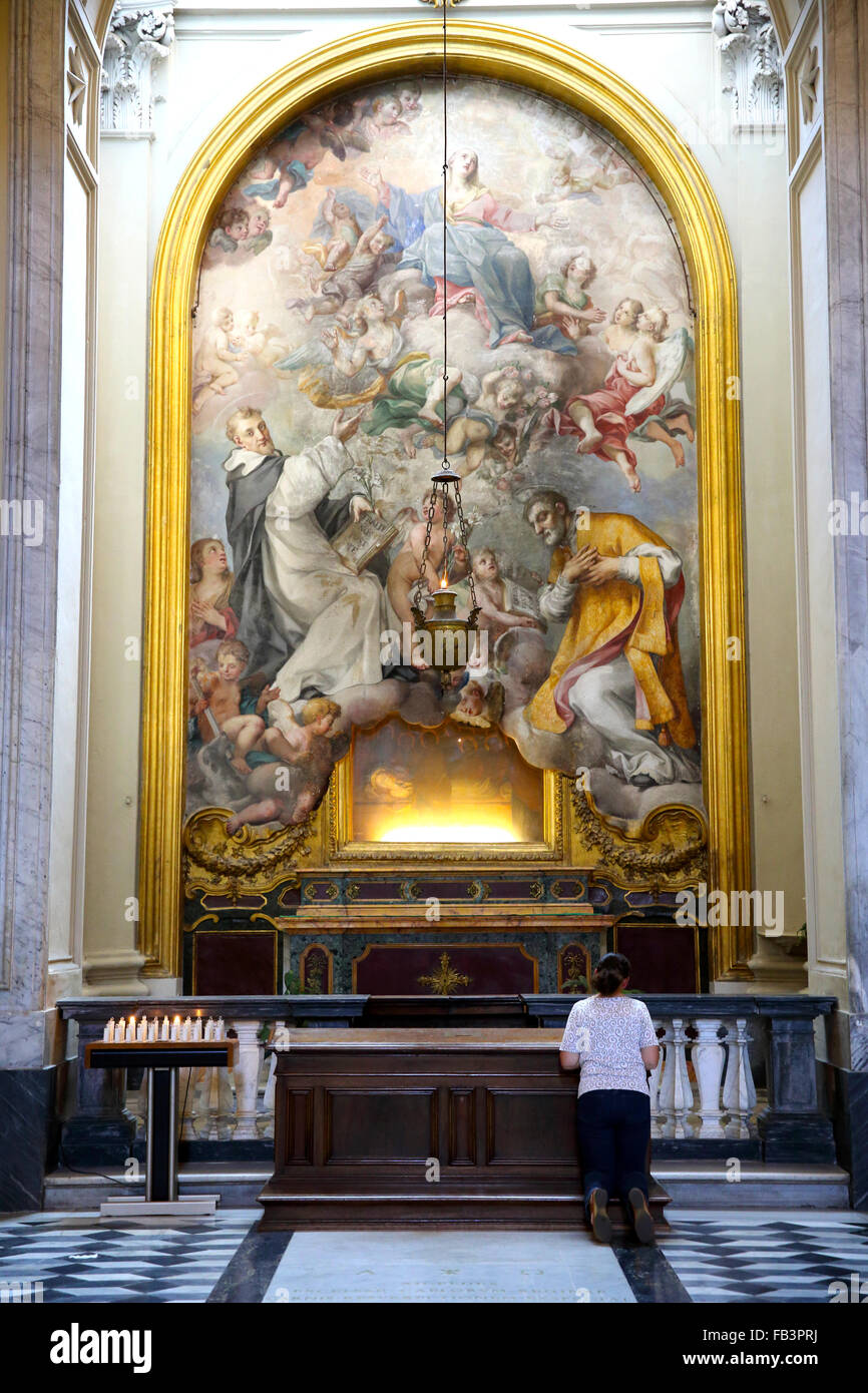 Basilica di San Giovanni in Laterano la chiesa in Roma (Italia). Foto Stock
