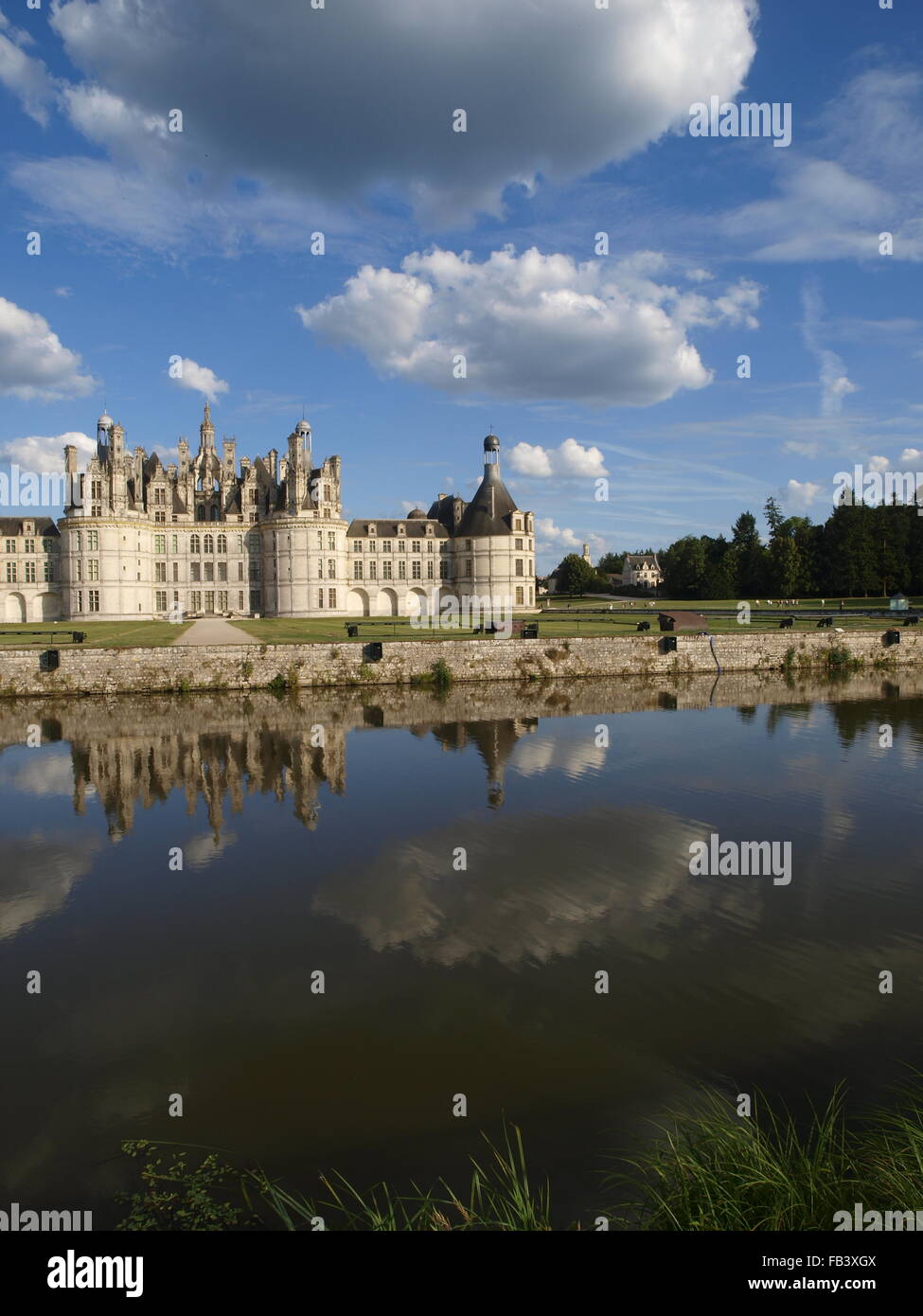 Chateau de Chambord, Francia, Valle della Loira, Chambord Foto Stock