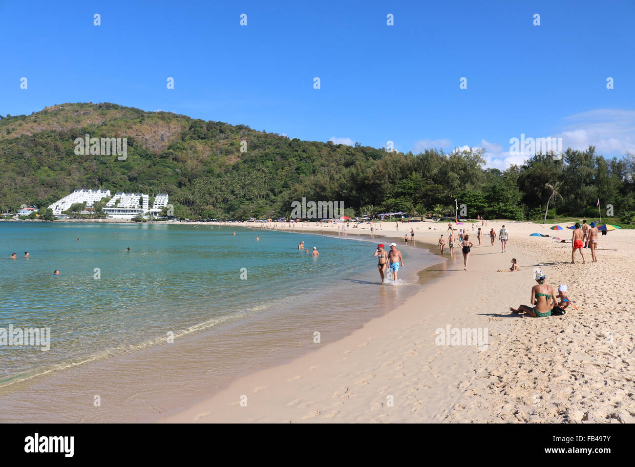Thailandia Phuket Nai Harn una delle migliori spiagge di Phuket Adrian Baker Foto Stock