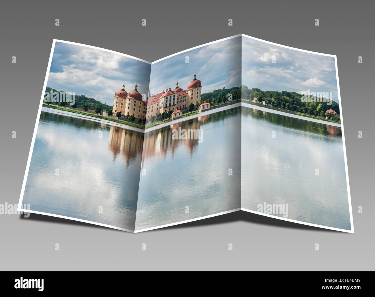 Castello di Moritzburg vicino a Dresda, distretto amministrativo di Meissen, in Sassonia, Germania, Europa Foto Stock
