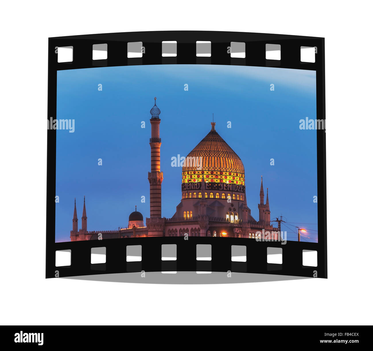 Ex fabbrica di sigarette Yenidze, Dresda, Sassonia, Germania, Europa Foto Stock