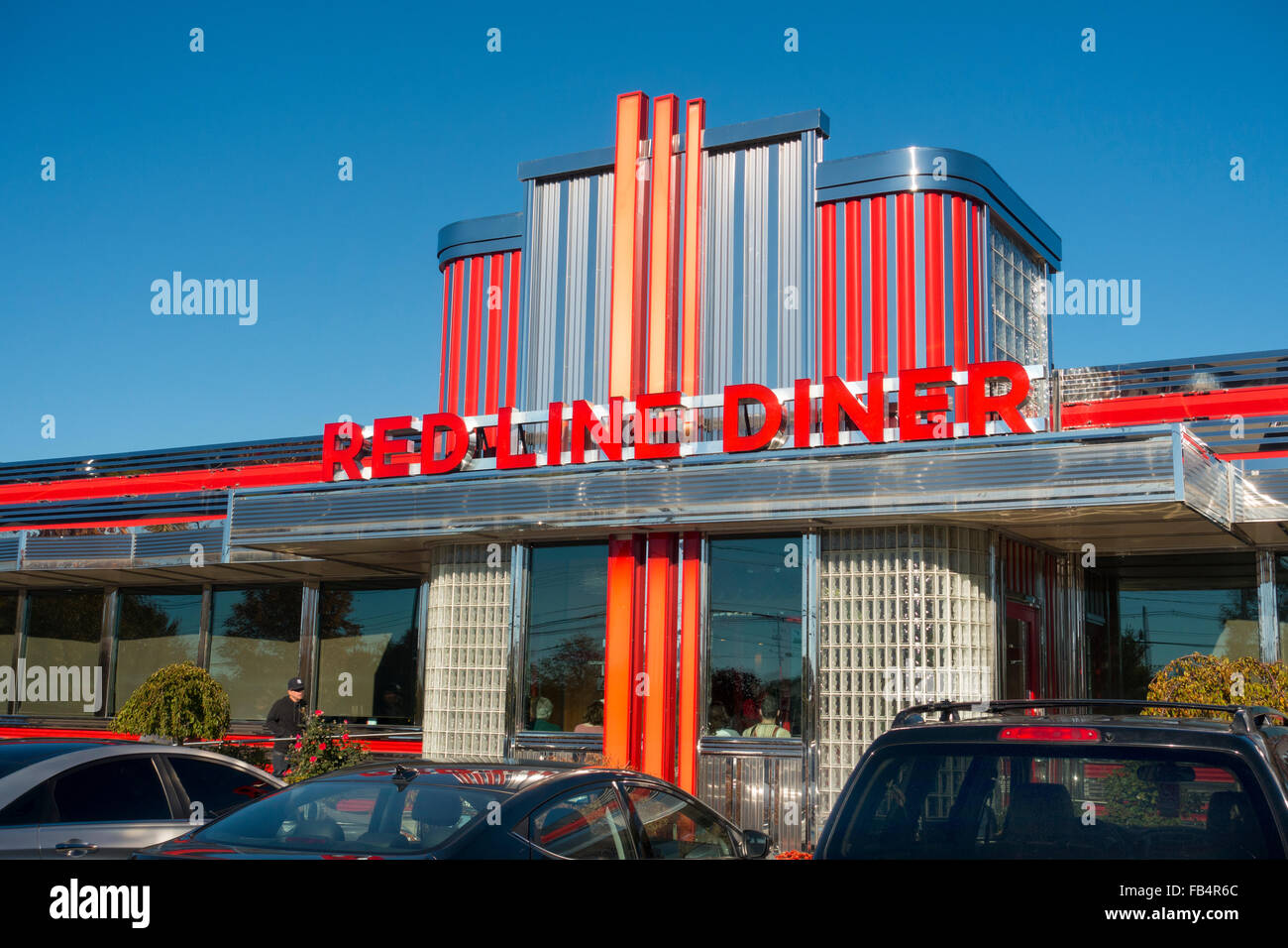 Red line diner Fishkill New York Foto Stock