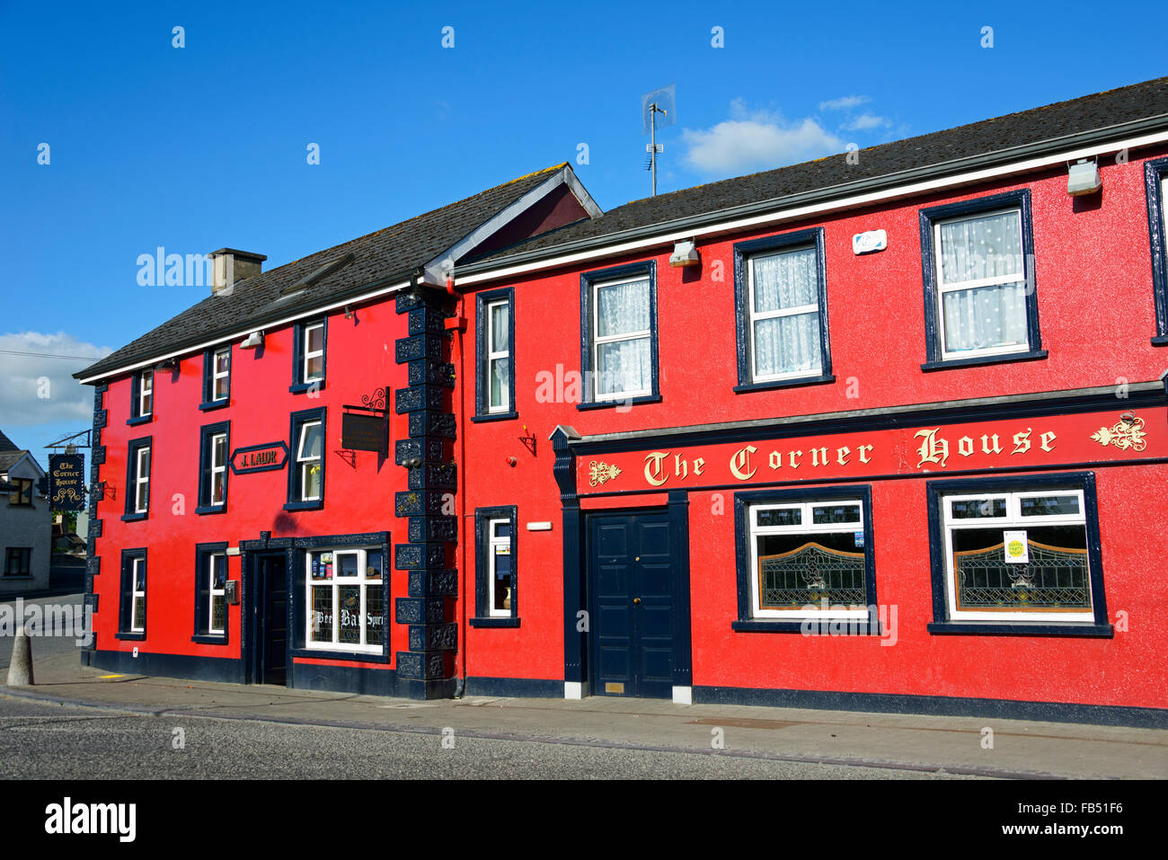 Il Corner House, Bennettsbridge, Kilkenny, Irlanda, Regno Unito Foto Stock