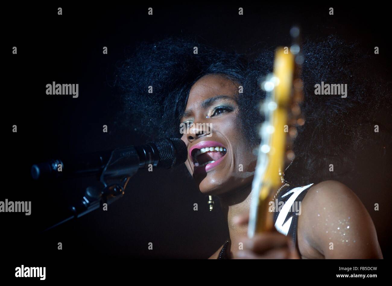 Il noisettes al o2 academy di Sheffield sulla serata di apertura ci 2010 tour. Foto Stock