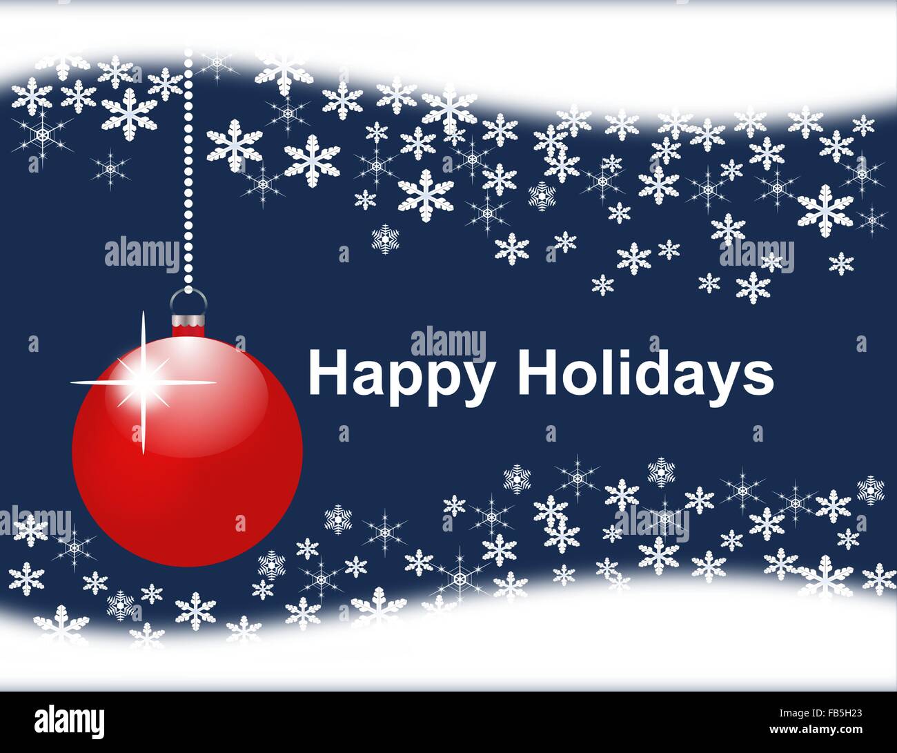 Belle vacanze felici sfondo vettoriale. Il Natale e il messaggio di saluto festivo scheda Sfondo. Illustrazione Vettoriale