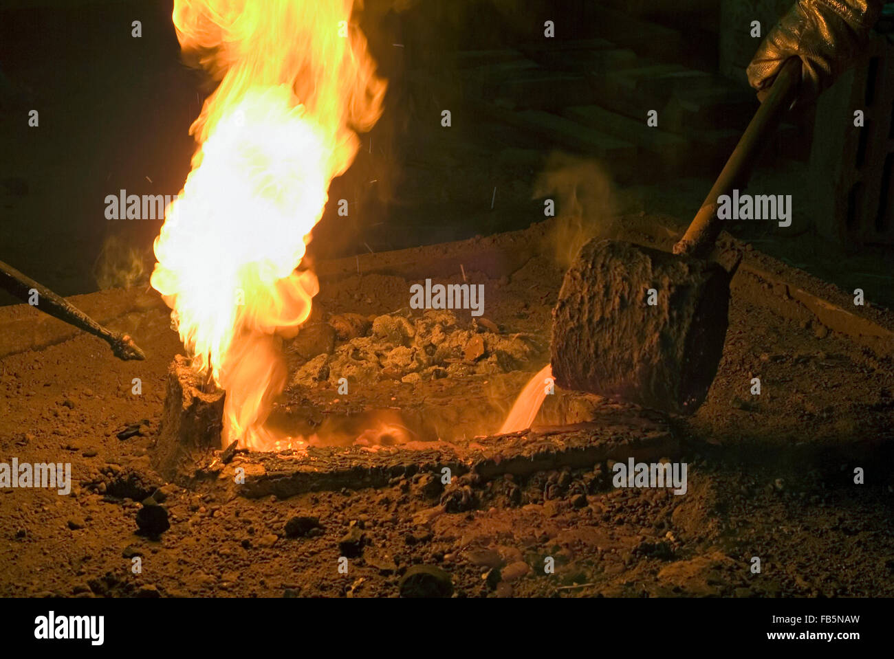 Fusione in bronzo Germania Europa Foto Stock