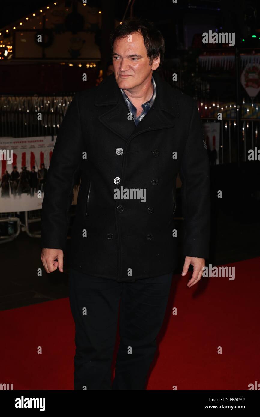 Gli ospiti frequentano l'odioso otto Premiere europeo dotato di: Quentin Tarantino dove: Londra, Regno Unito quando: 10 Dic 2015 Foto Stock