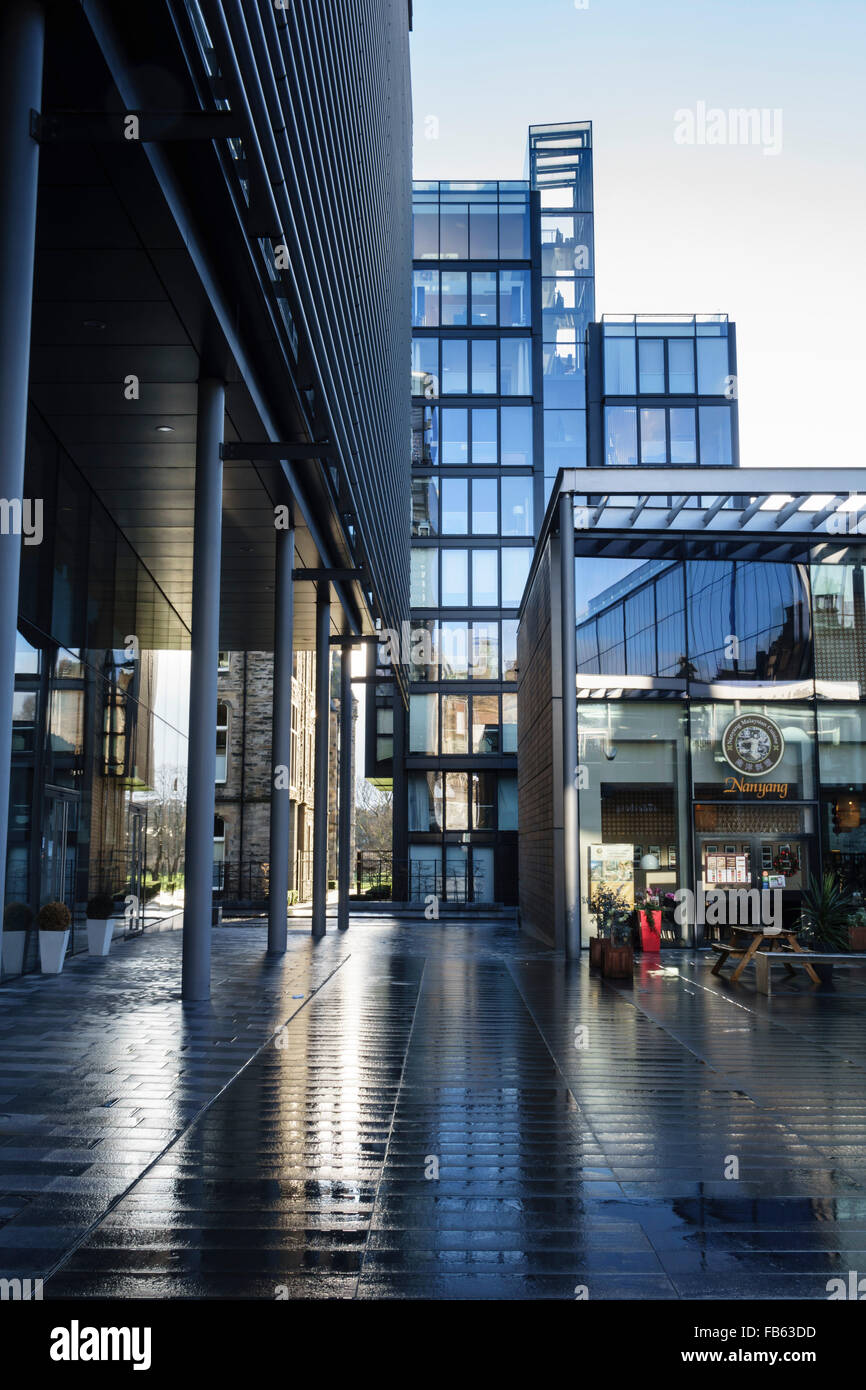 Quartermile, Lauriston, Edinburgh Centre - riconversione delle vecchie Royal Infirmary come alloggiamento di lusso. Foto Stock