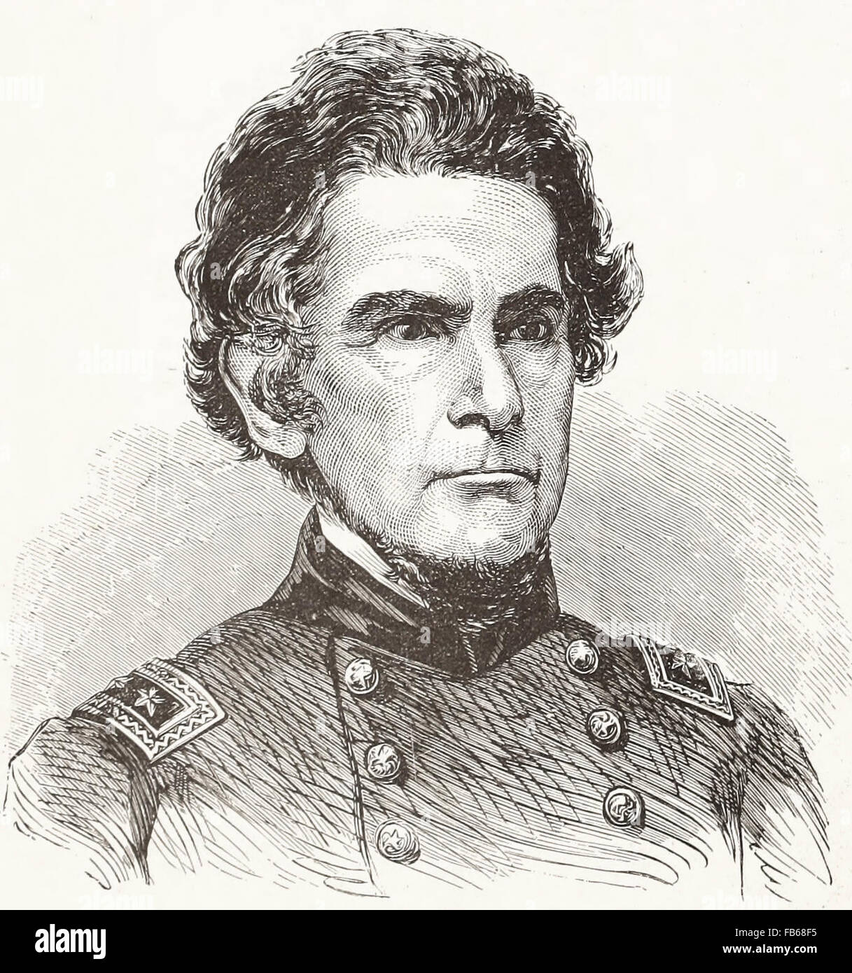 Generale MacKnight Ormsby (o) McKnight Mitchel era un astronomo americano e il maggiore generale nella Guerra civile americana. Foto Stock