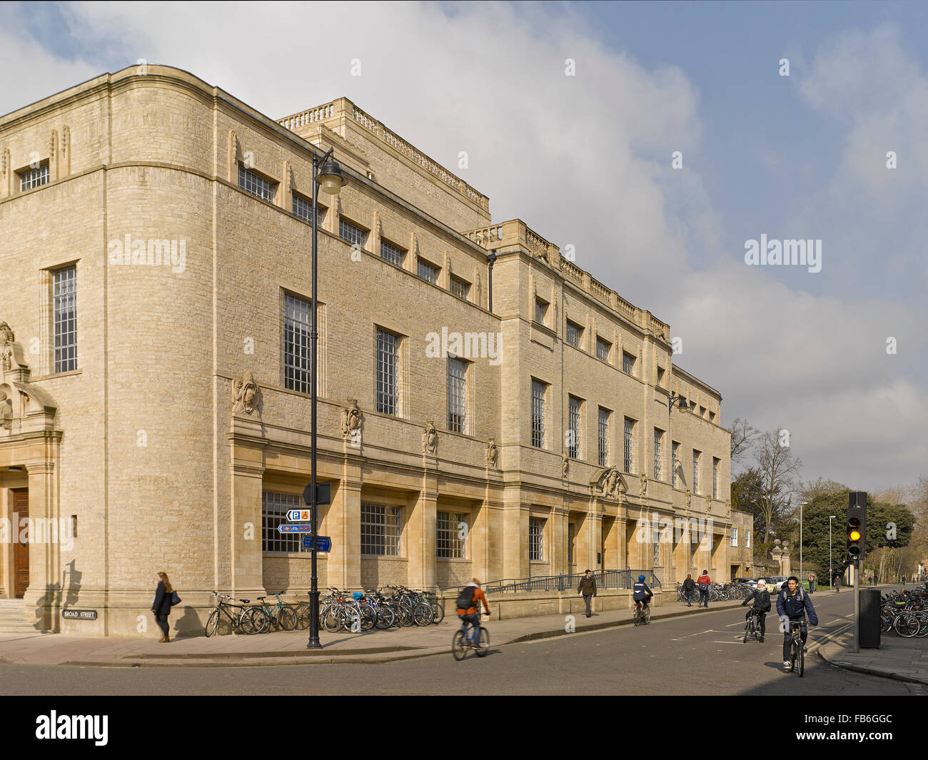 Oriente anteriore. Weston biblioteca, Oxford, Regno Unito. Architetto: Wilkinson Eyre, 2015. Foto Stock