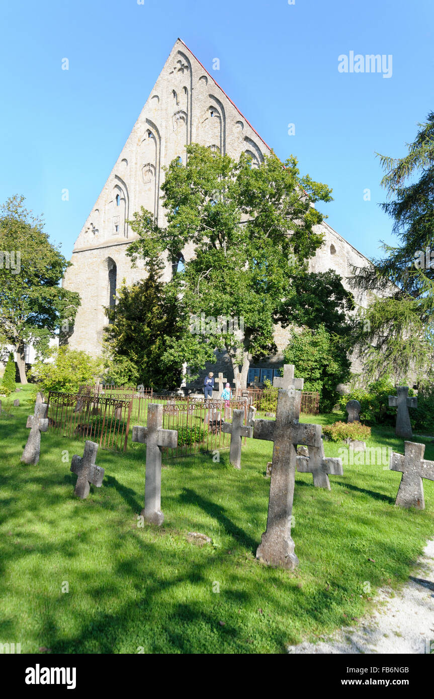 Le rovine di Pirita convento dedicato a Santa Brigida, Tallinn, Estonia Foto Stock