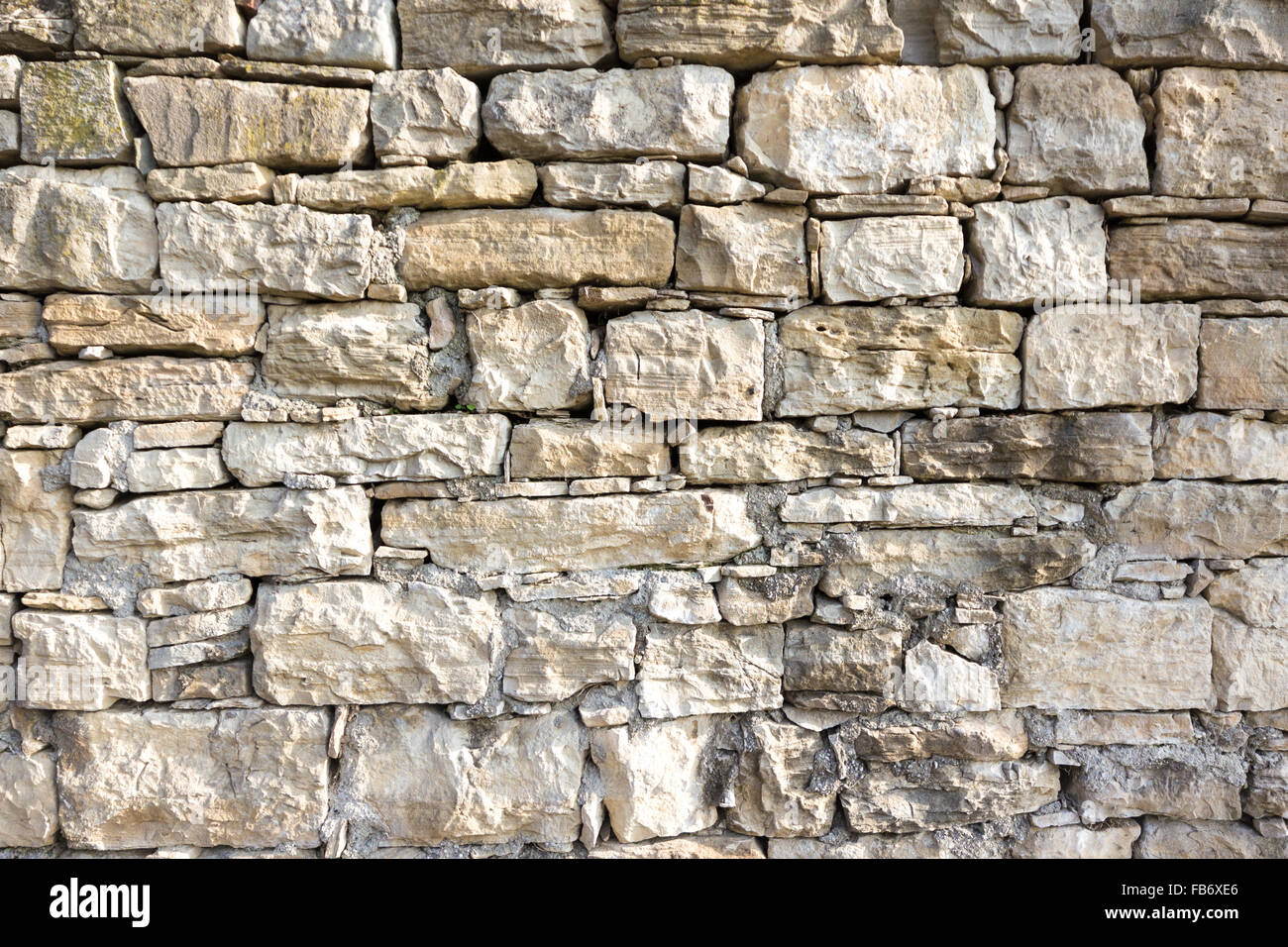 La texture di muri di pietra Foto Stock