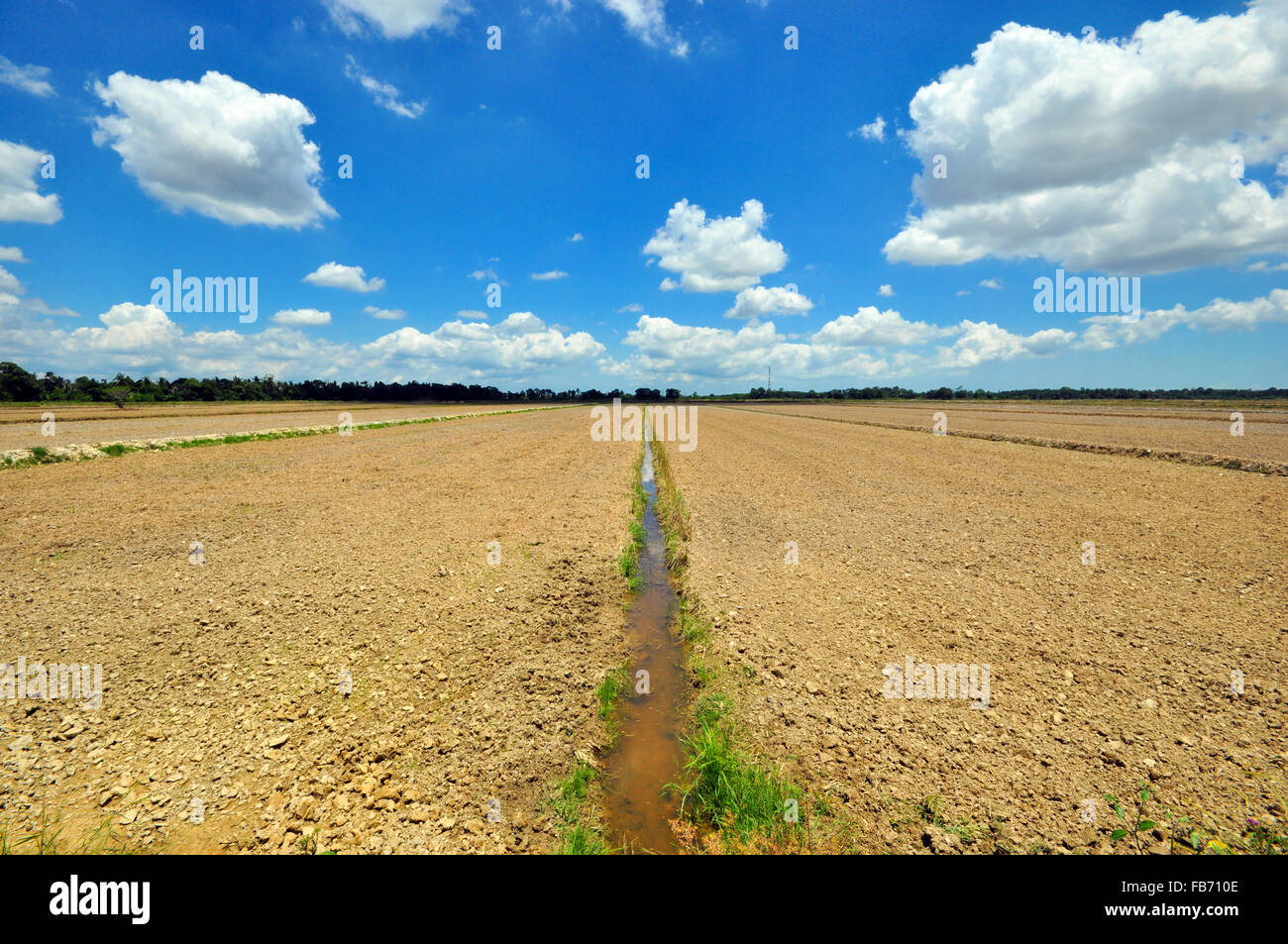 Bellissimo paesaggio con nuvole blu cielo per lo sfondo. Foto Stock