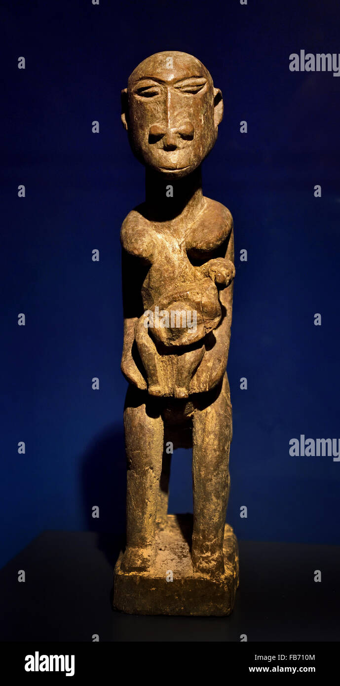 Maternità maternità Capo Dogon del Mali Africani in Africa Foto Stock