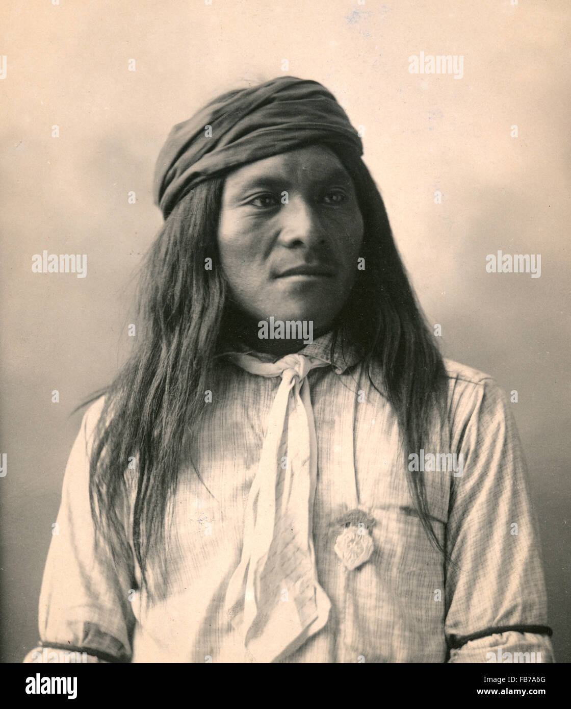 Native American Indian, Mojave Apache Foto Stock