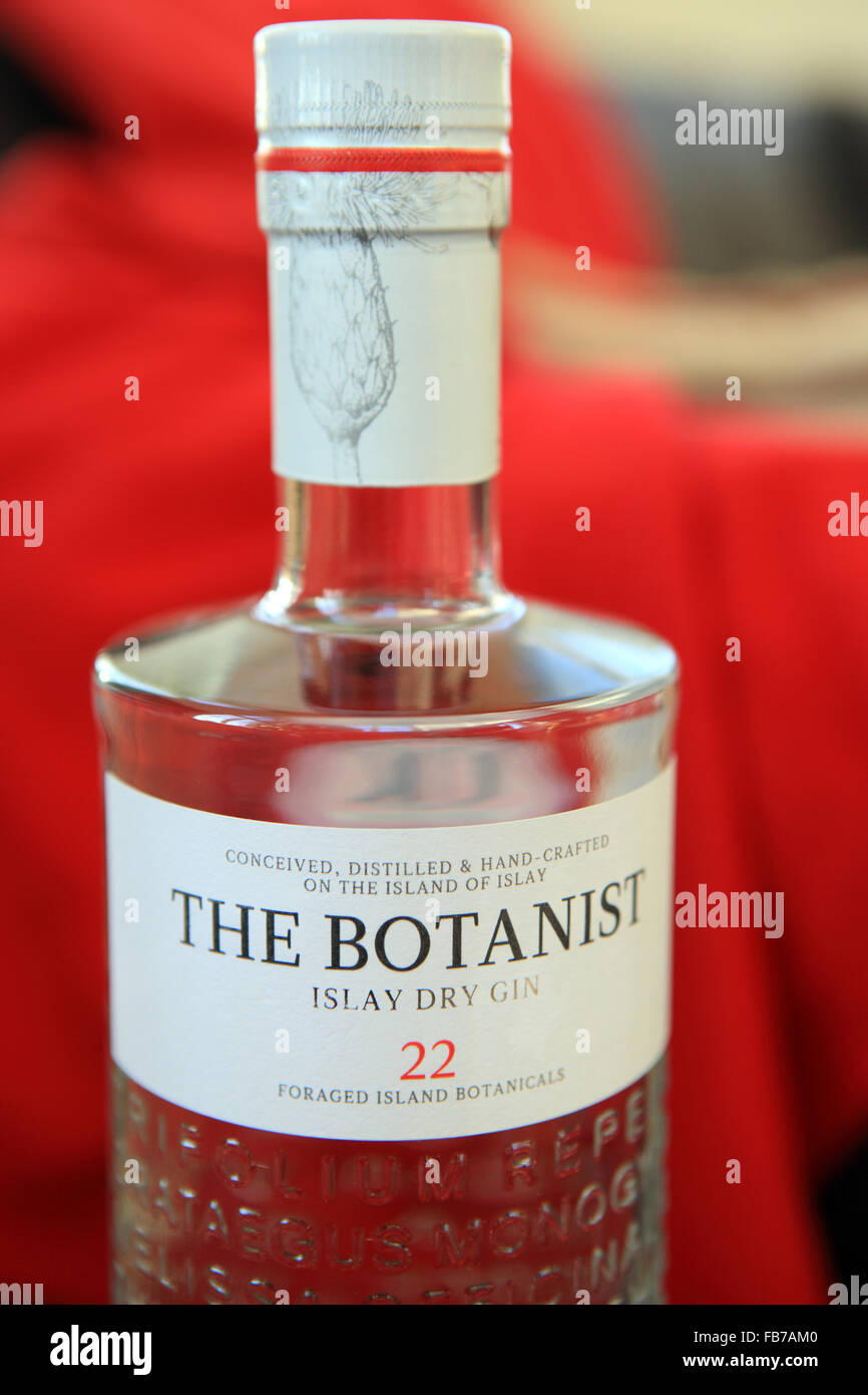 Il Botanico Islay dry Gin Foto Stock
