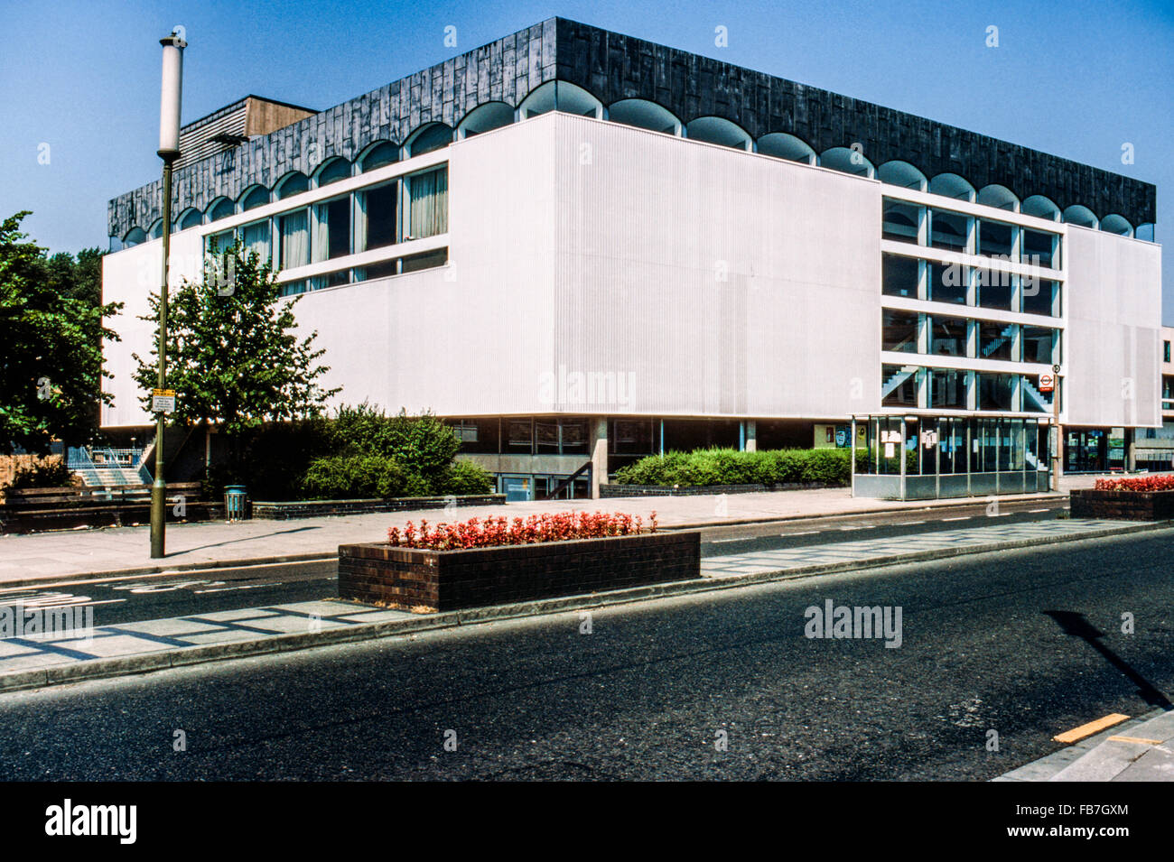 Hemel Hempstead Herts Padiglione sul Marlowes 1976 Foto Stock