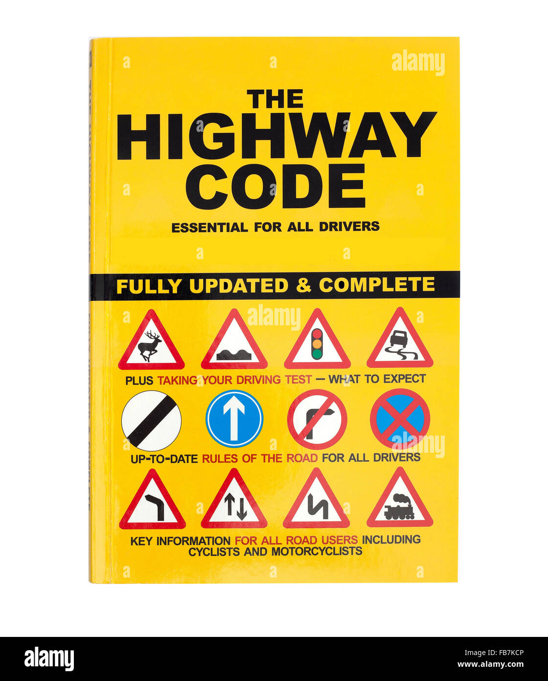 Il codice della strada libro, il codice della strada si applica in Inghilterra e Galles e in Scozia ed è una lettura fondamentale per ogni utente della strada Foto Stock