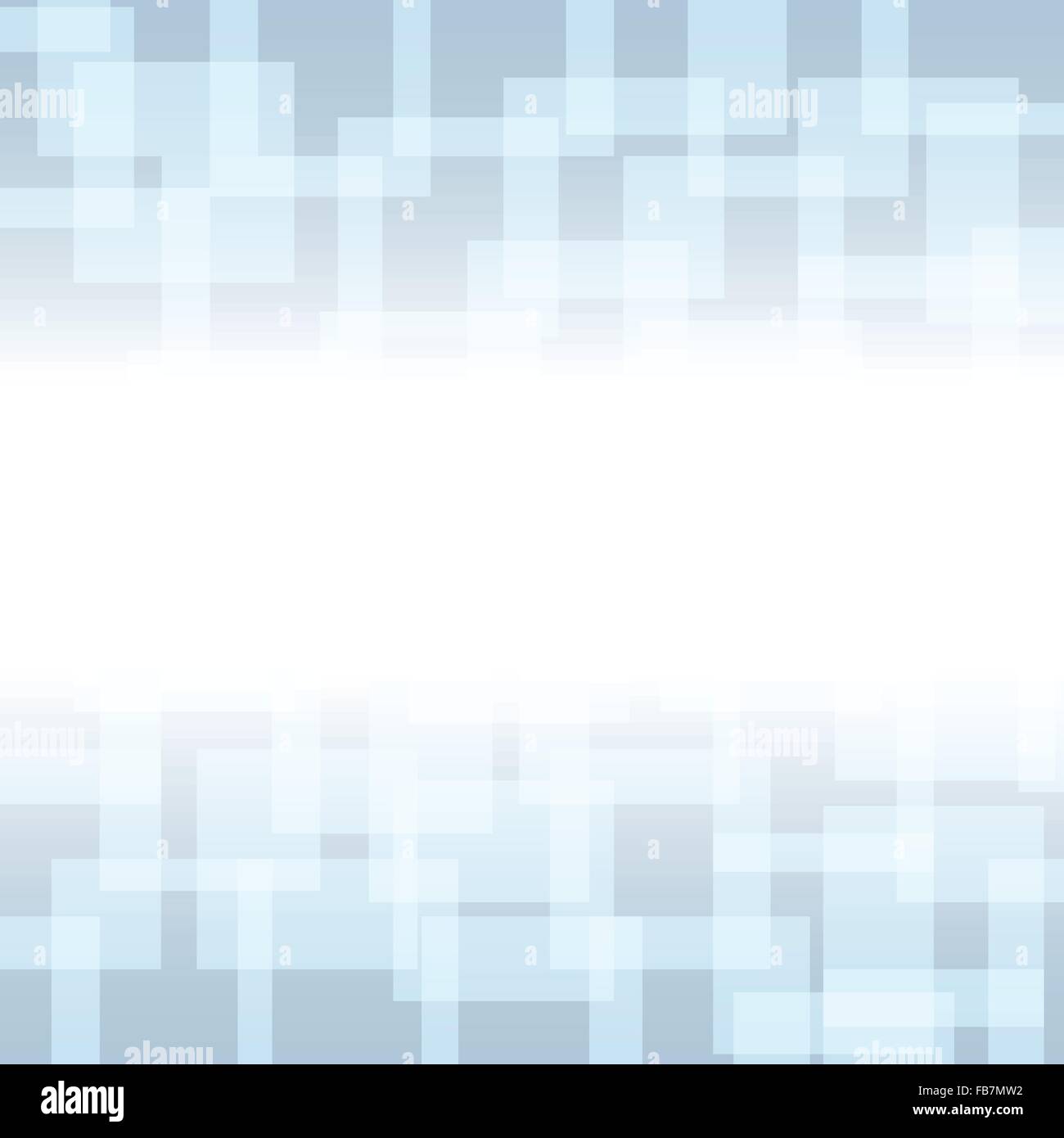 Blue square pattern con bianco spazio di copia Illustrazione Vettoriale