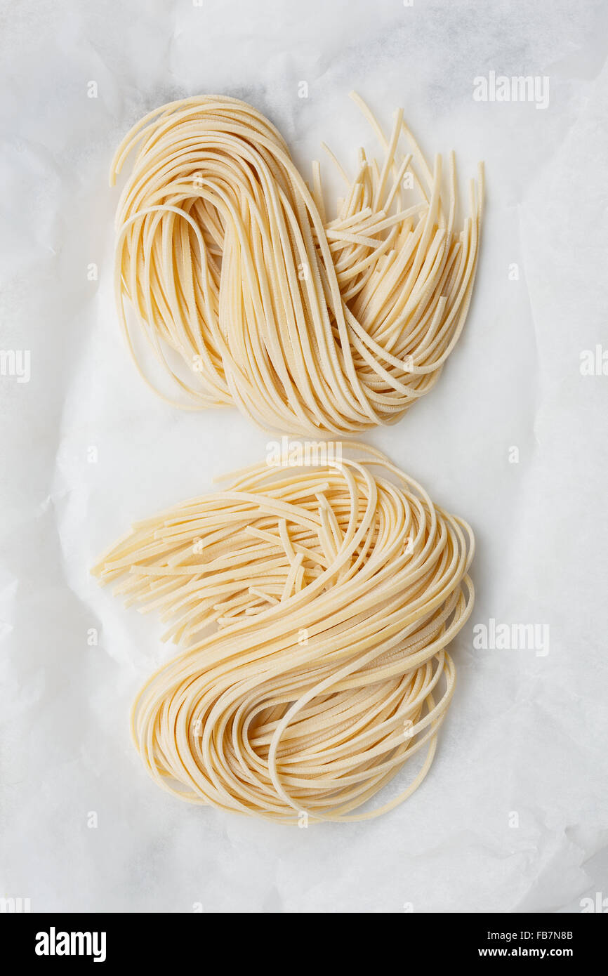 Ciriole, pasta tipo dall'Umbria, Italia Foto Stock