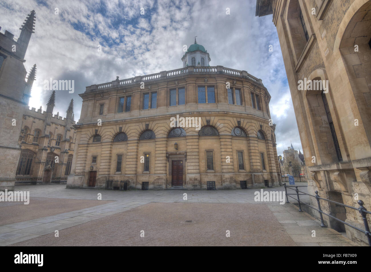 Sheldonian Theatre storiche Oxford Foto Stock