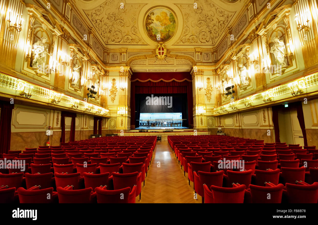 Il Teatro di Corte (Il Teatro di Corte), il Palazzo Reale di Napoli, campania, Italy Foto Stock
