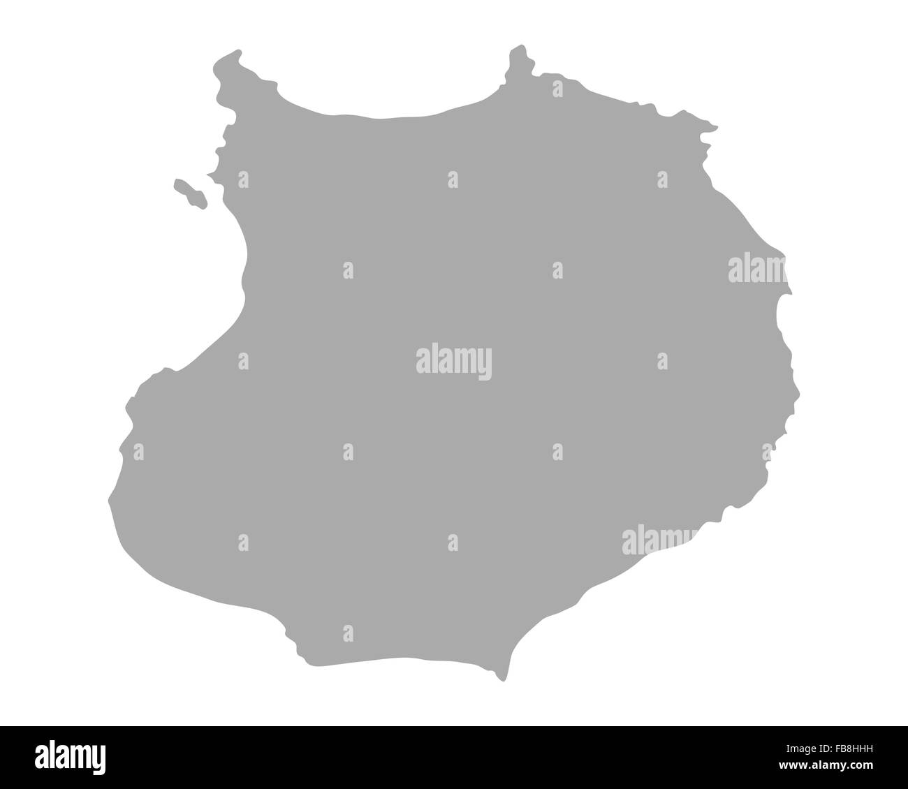 Mappa di Boa Vista Foto Stock