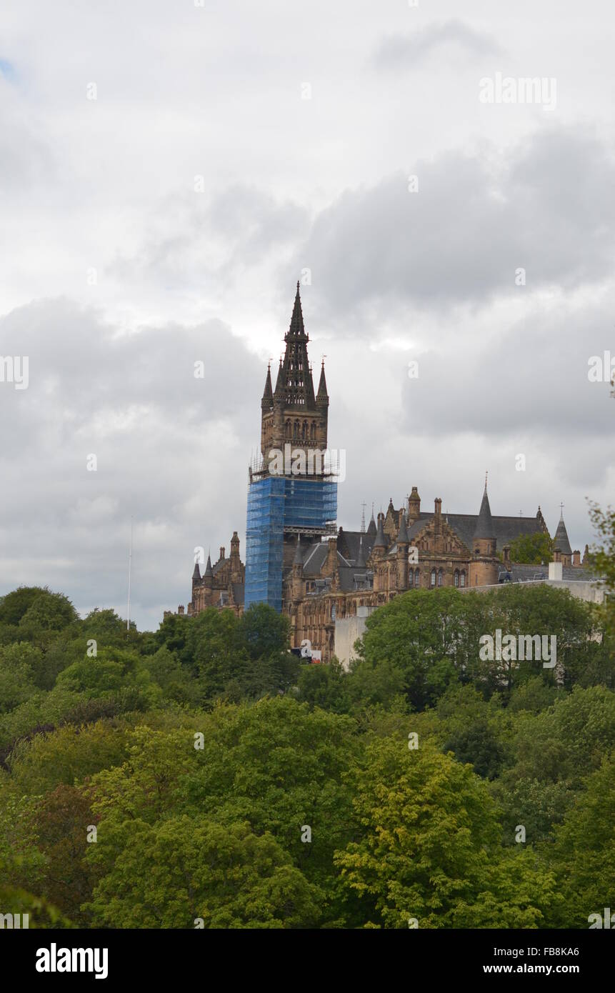 L'Università di Glasgow, Scozia Foto Stock