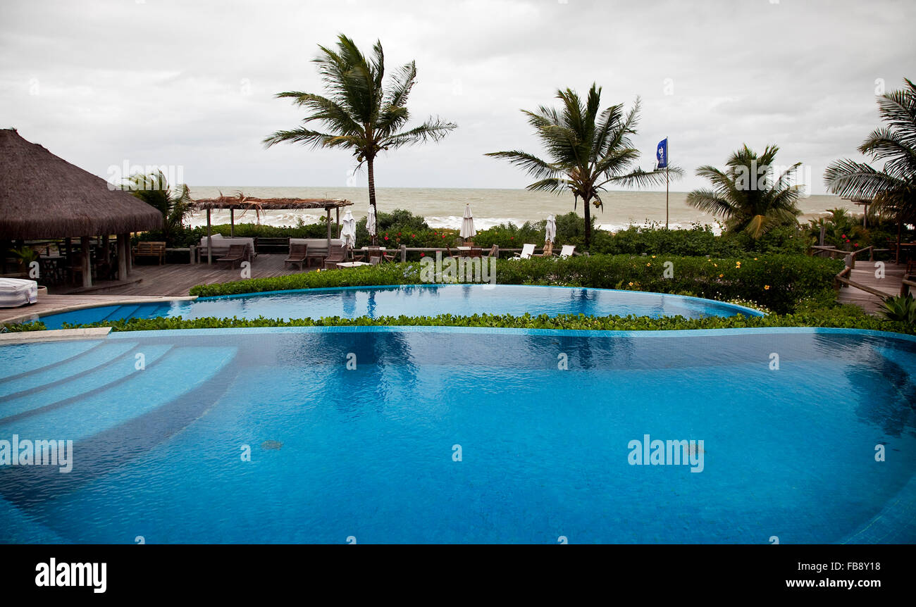 Hotel Estrela da Agua, Trancoso. Salvador de Bahia. Il Brasile Foto Stock