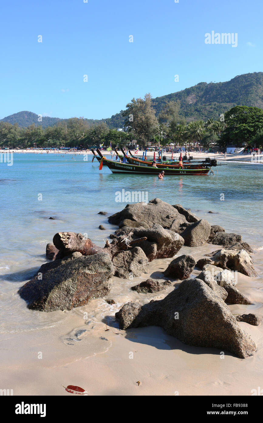 Thailandia Phuket Kata Beach è una delle migliori spiagge dell'isola Adrian Baker Foto Stock