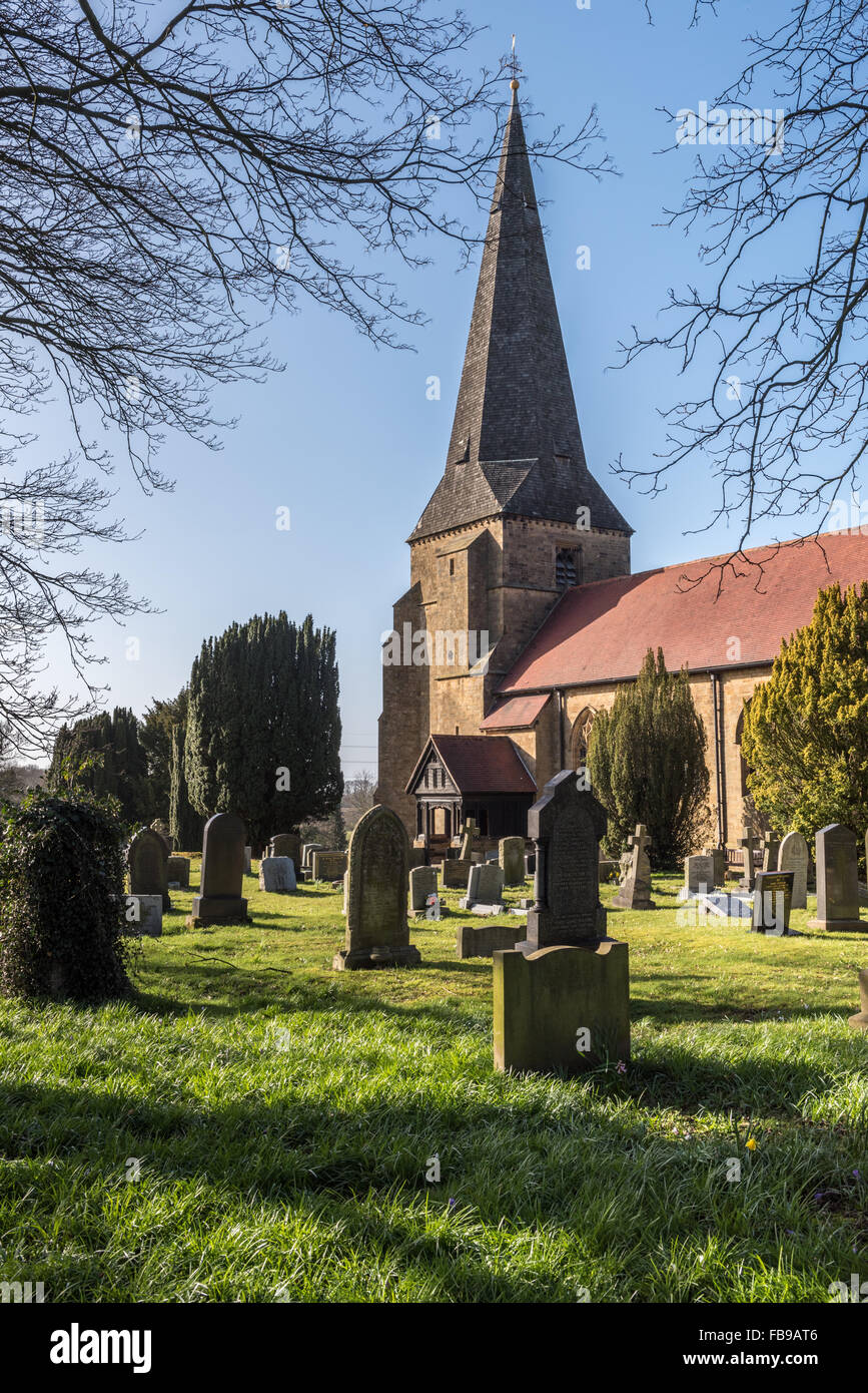 Chiesa di San Pietro a Scorton Lancashire Foto Stock