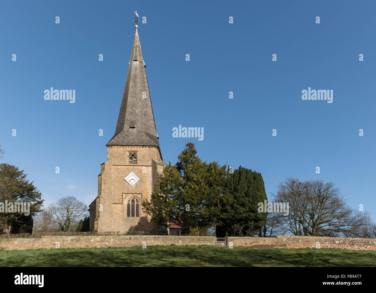 Basilica di San Pietro parrocchia anglicana Chiesa di Scorton Foto Stock