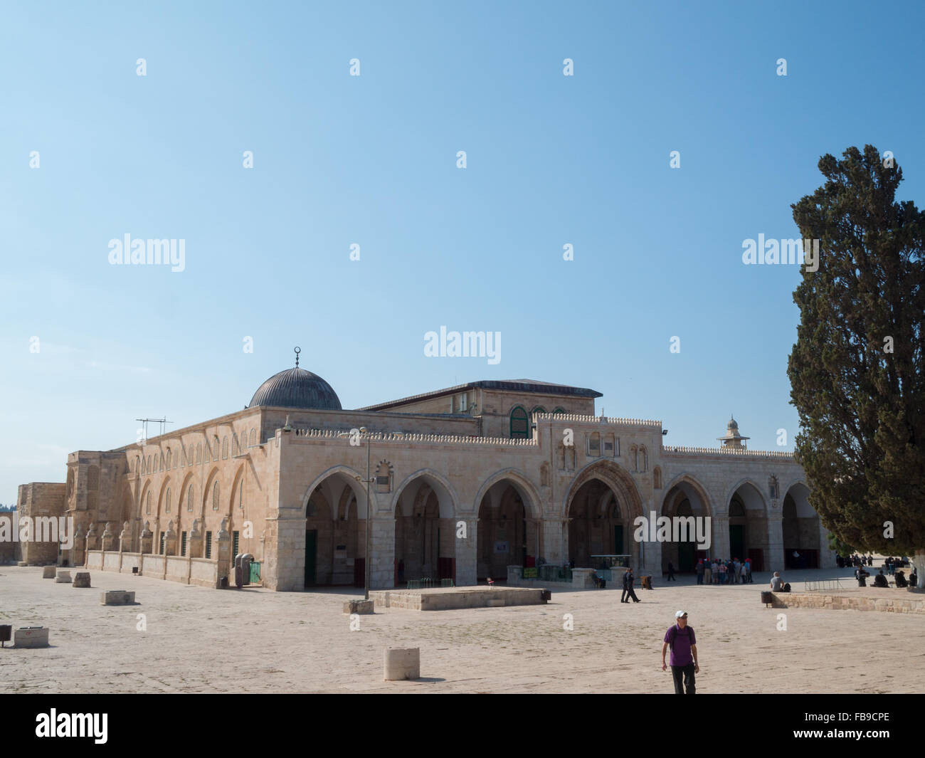 Moschea al-Aqsa Foto Stock