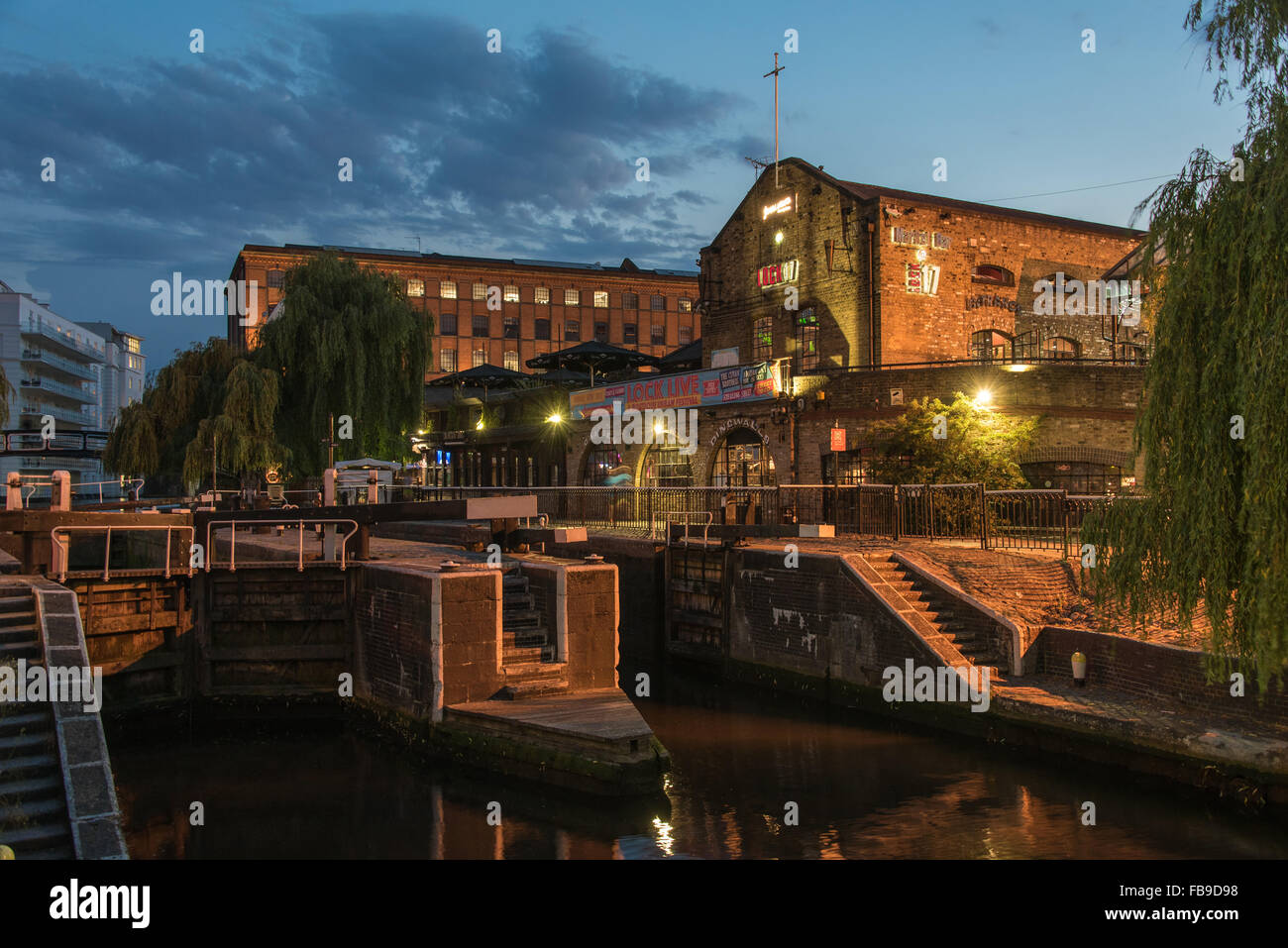 Blocco tranquillo Foto Stock