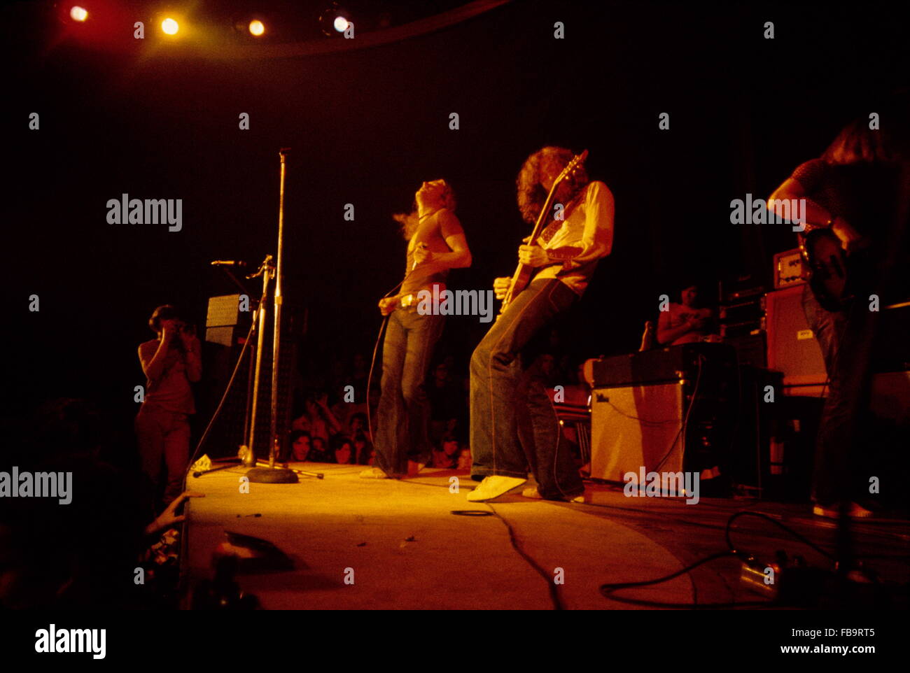 Led Zeppelin - 1971 - Svizzera / Montreux - Led Zeppelin - Led ZEPELLIN, a Montreux, 1971 - Philippe Gras / Le Pictorium Foto Stock