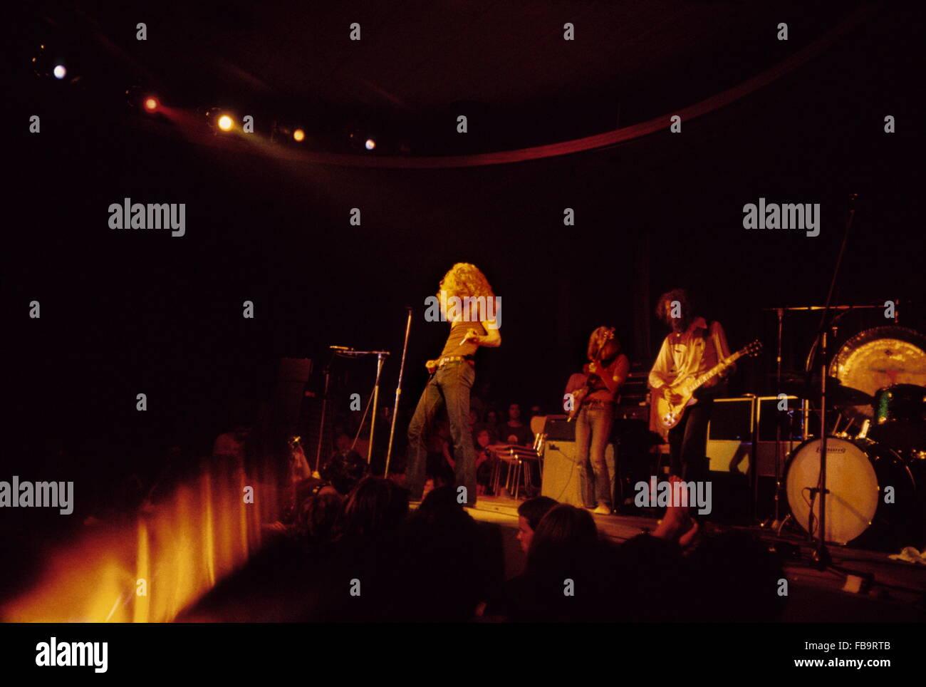 Led Zeppelin - 1971 - Svizzera / Montreux - Led Zeppelin - Concerto Led Zeppelin, a Montreux, 1971 - Philippe Gras / Le Pictorium Foto Stock