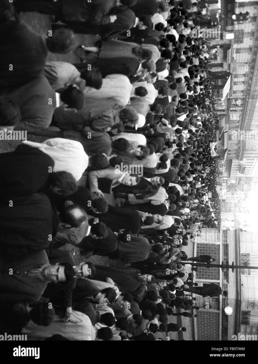 Maggio 1968 eventi. - Francia / Ile-de-France (regione) - Maggio 1968 eventi. - I dimostranti nelle strade parigine; maggio 1968. - Philippe Gras / Le Pictorium Foto Stock