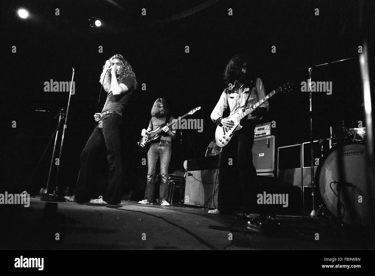 Led Zeppelin, Concerto a Montreux, 1971 - 1971 - Francia / Parigi - Led Zeppelin, Concerto a Montreux, 1971 - Philippe Gras / Le Pictorium Foto Stock
