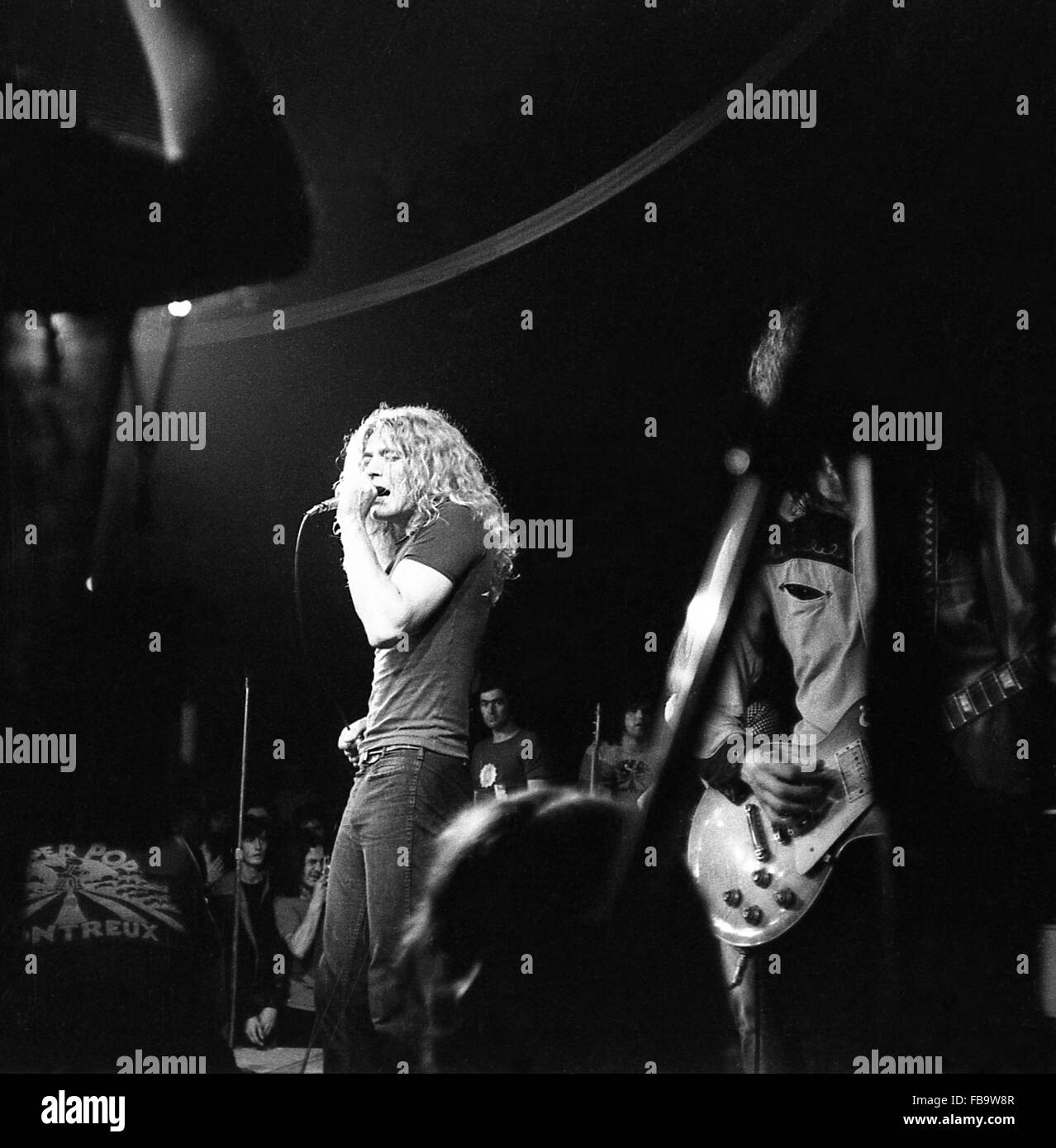 Led Zeppelin, Concerto a Montreux, 1971 - 1971 - Francia / Parigi - Led Zeppelin, Concerto a Montreux, 1971 Philippe Gras / Le Pictorium Foto Stock