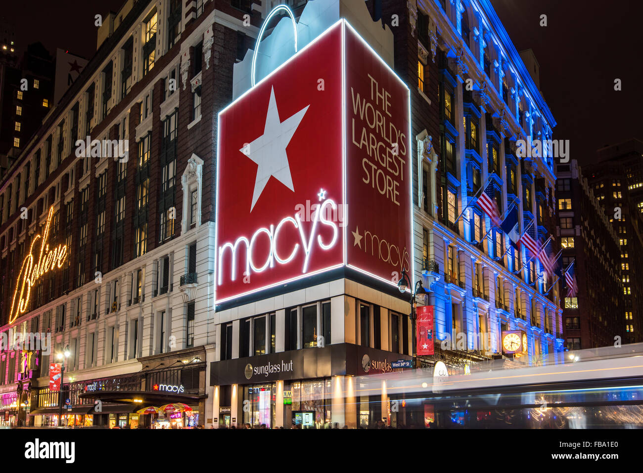 I magazzini Macy's Herald Square, Manhattan, New York, Stati Uniti d'America Foto Stock