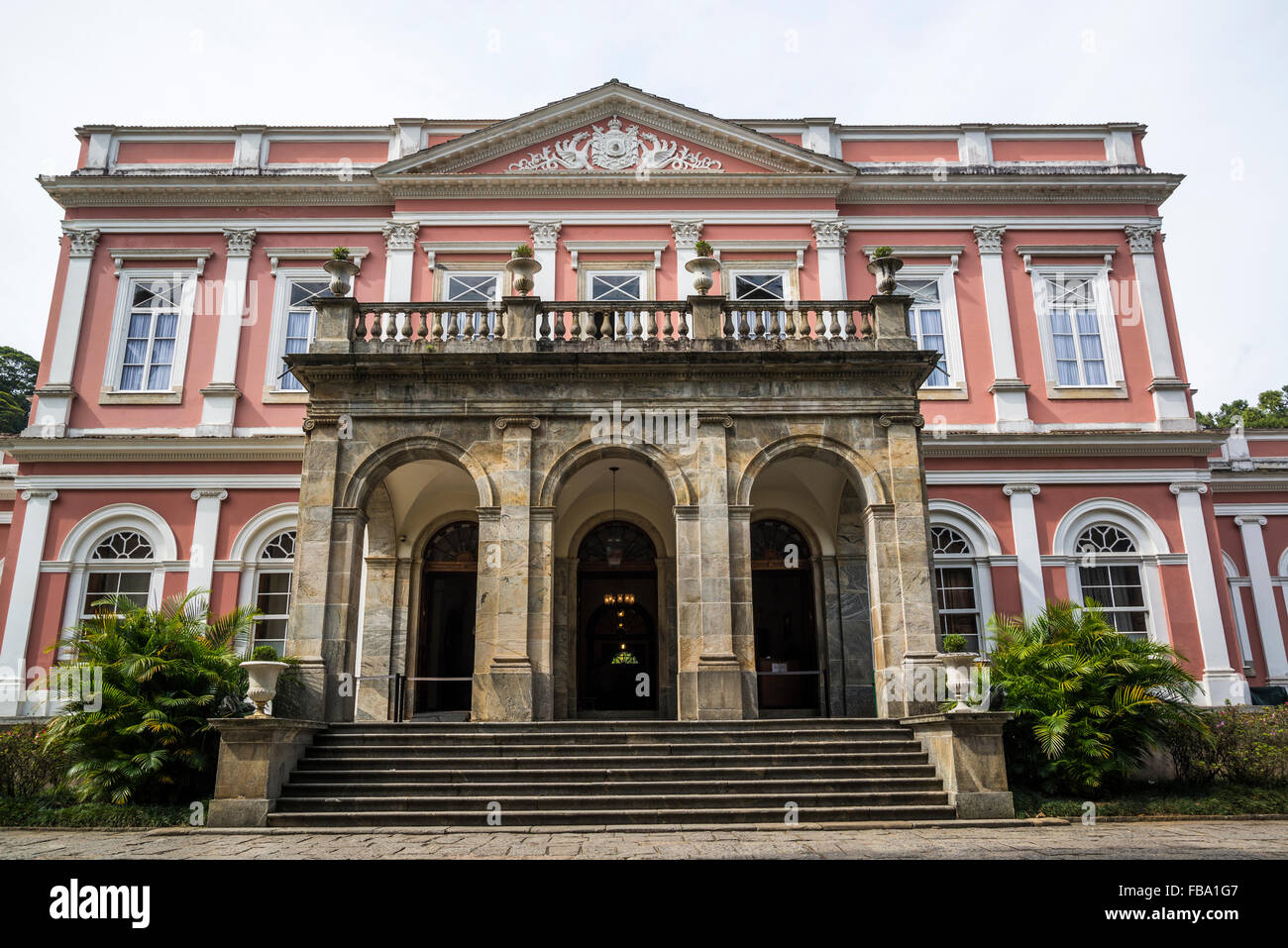 Museo imperiale di Brasile, Petropolis, Stato di Rio de Janeiro, Brasile Foto Stock