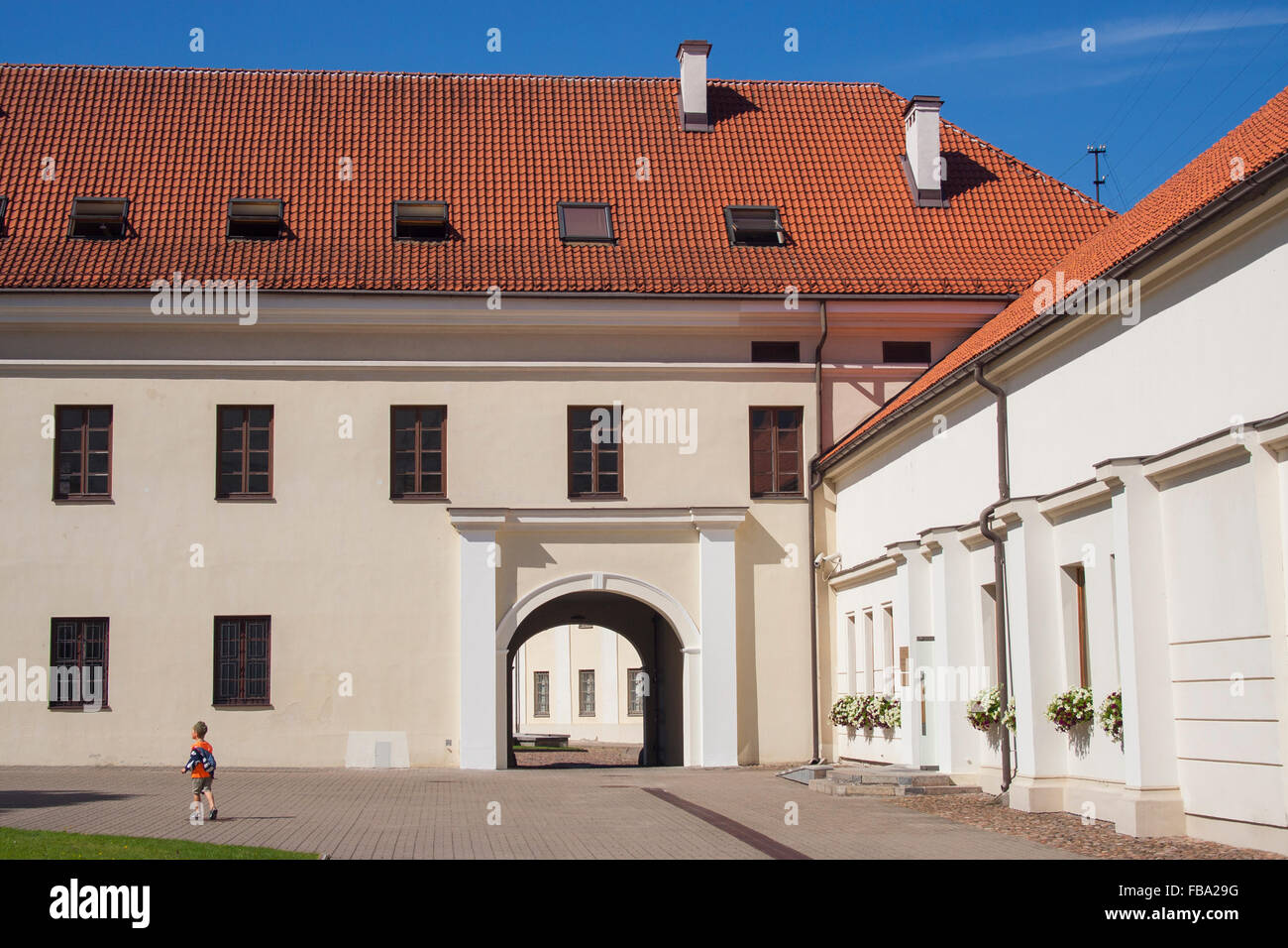 Il lituano Art Museum (ex Arsenale), Vilnius, Lituania Foto Stock