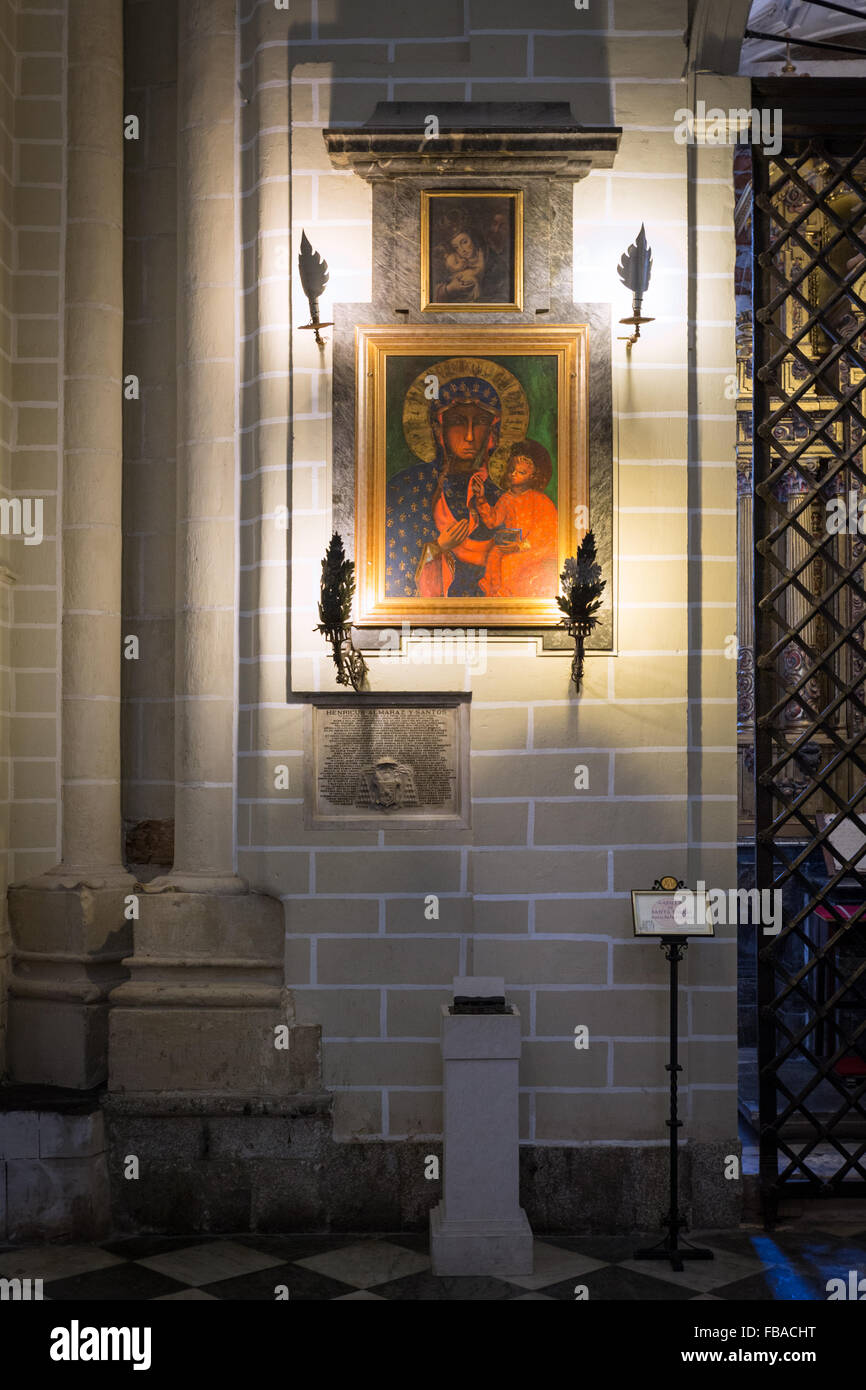 TOLEDO, Spagna - 19 Maggio 2014: storico dipinto nella Cattedrale Primada Santa Maria de Toledo Foto Stock