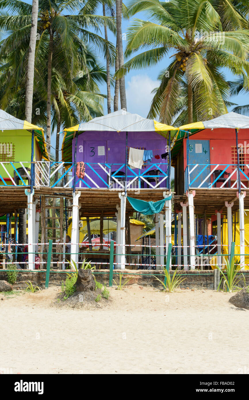 Palolem beach, a sud di Goa, India Foto Stock