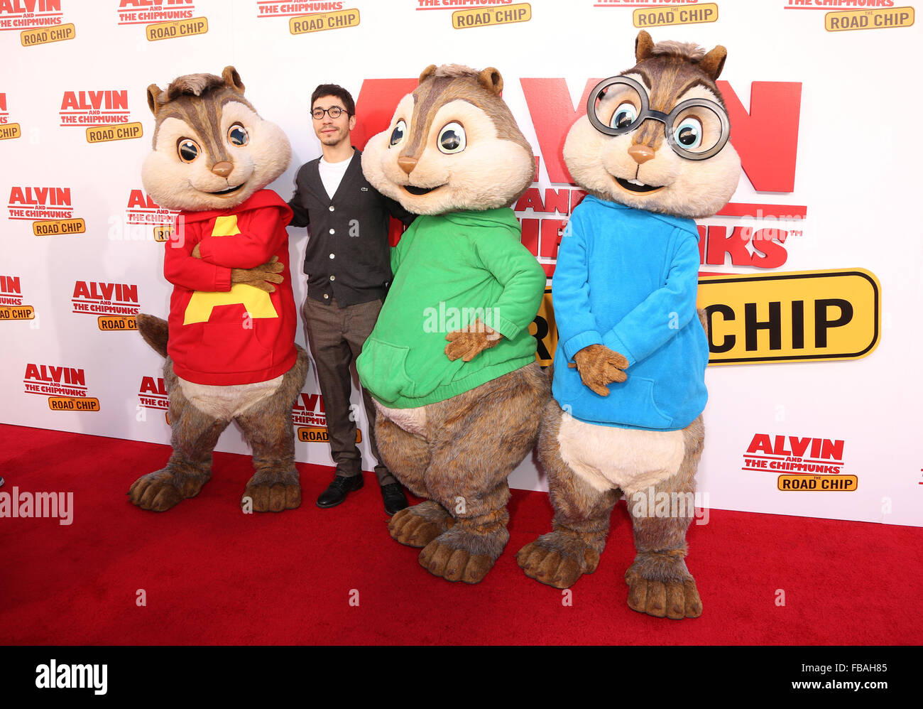 Justin Strada Alvin and the chipmunks where immagini e fotografie stock ad alta ...