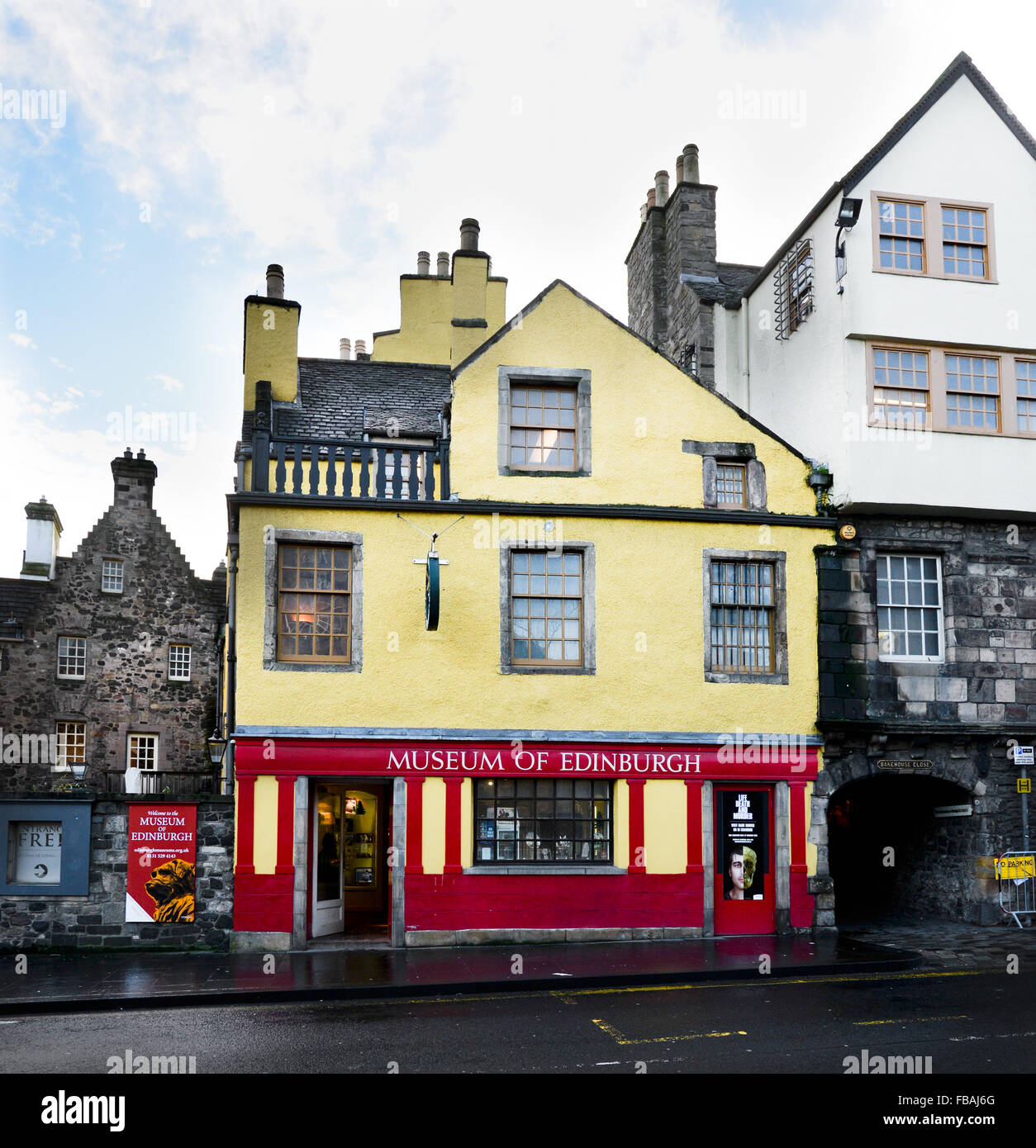 Museo di Edimburgo sulla Royal Mile Foto Stock